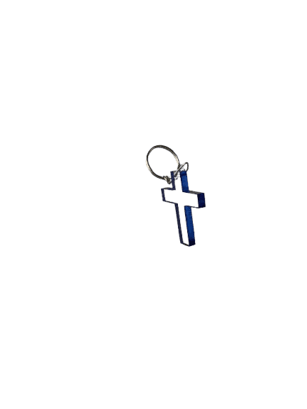 The Holy Cross Keychain Plastic Type