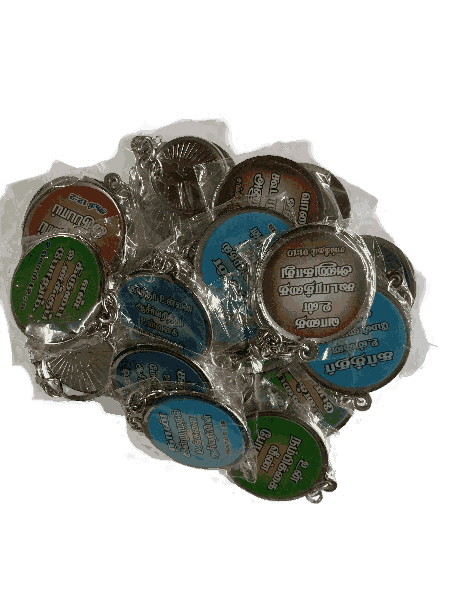 Metal Keychains with Bible Verses Oval Shape Model 1 - Image 15