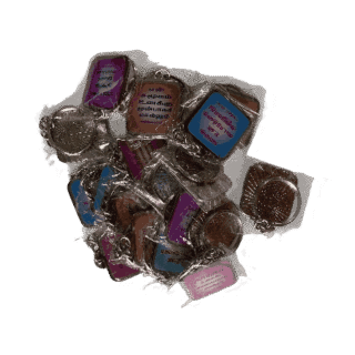 Metal Keychains with Bible Verses Square Shape Model 1