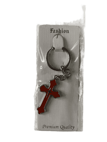 Gift Keychain Metal Holy Cross Type 5 - Image 2