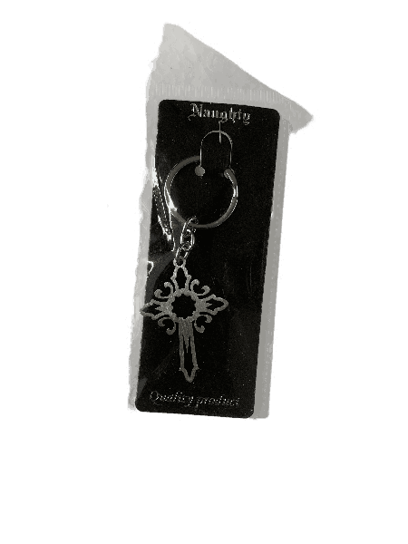 Gift Keychain Metal Holy Cross Type 7 - Image 2