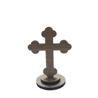 Cross Stand Wood