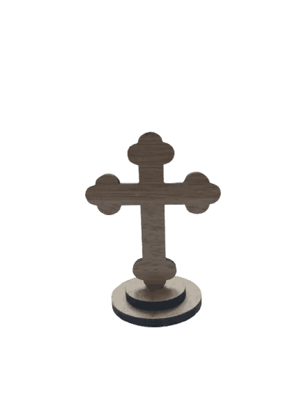 Cross Stand Wood