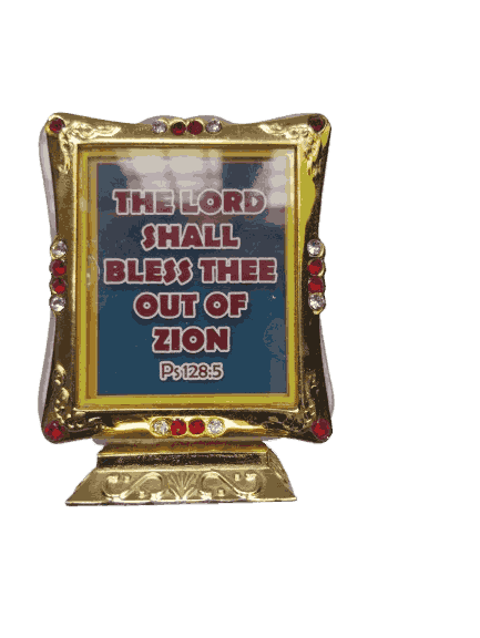 Glass Stand with Bible Verses Square Shape - Image 3