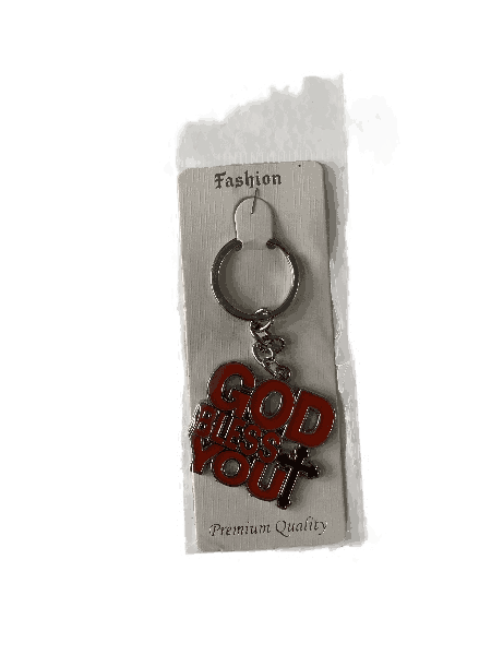 Gift Keychain Metal God Bless You