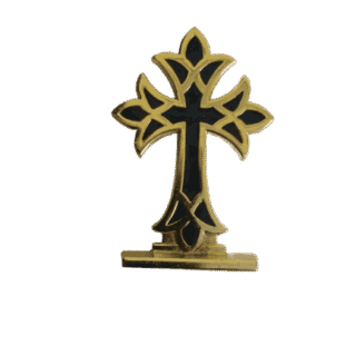 Car Stand The Holy Cross Black Color Small Size