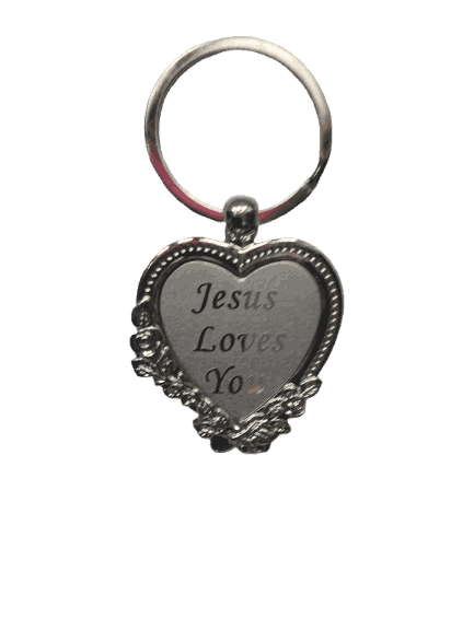 Gift Keychain with Bible Verses Heart Shape - Image 4