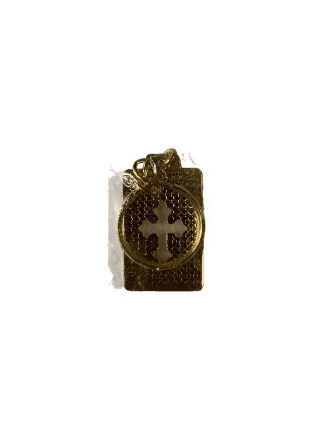 Metal Keychain with Holy Cross Square Shape Model 1 - Image 4