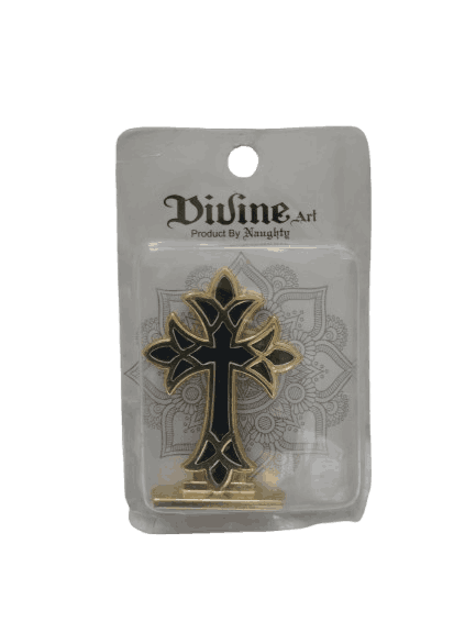 Car Stand The Holy Cross Black Color Small Size - Image 5