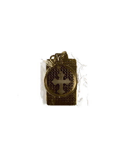 Metal Keychain with Holy Cross Square Shape Model 1 - Image 5