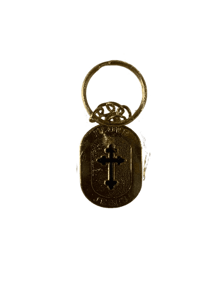 Gift Keychain Metal Holy Cross Type 3