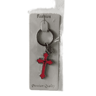 Gift Keychain Metal Holy Cross Type 5