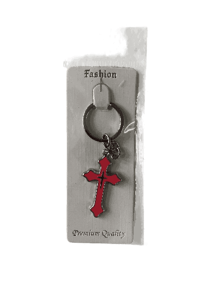 Gift Keychain Metal Holy Cross Type 5