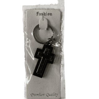 Gift Keychain Metal Holy Cross Type 1