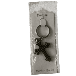 Gift Keychain Metal Holy Cross Type 4
