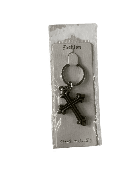 Gift Keychain Metal Holy Cross Type 4