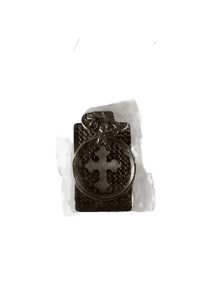 Metal Keychain with Holy Cross Square Shape Model 1 - Image 8