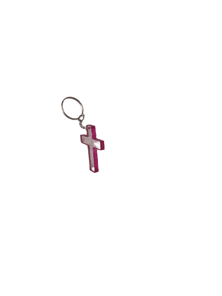 The Holy Cross Keychain Plastic Type - Image 7