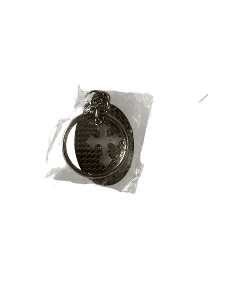 Metal Keychain with Holy Cross Oval Shape Model 1 - Image 9