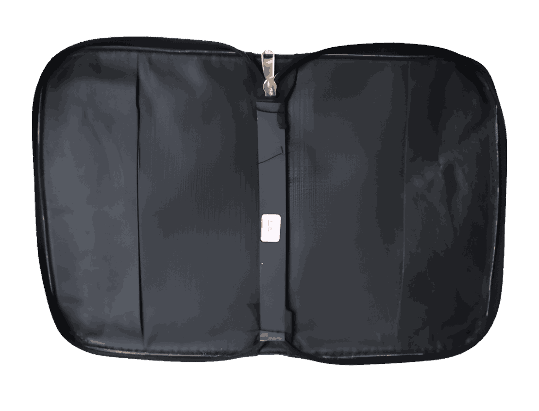 Bible Cover Black color with side zip - Image 4