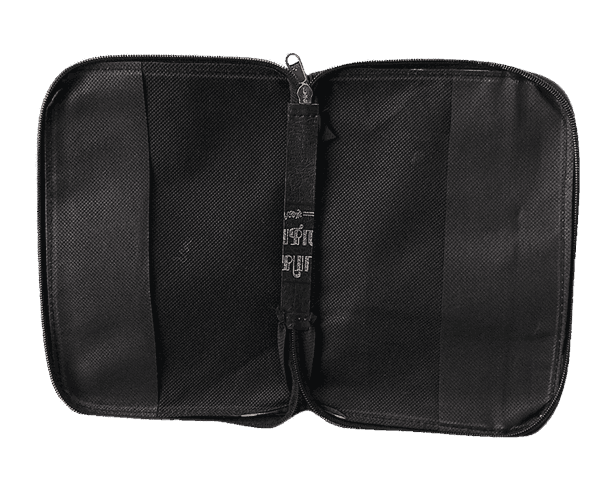 Bible Cover Velvette Cover with Side Zip (with various colors) - Image 3
