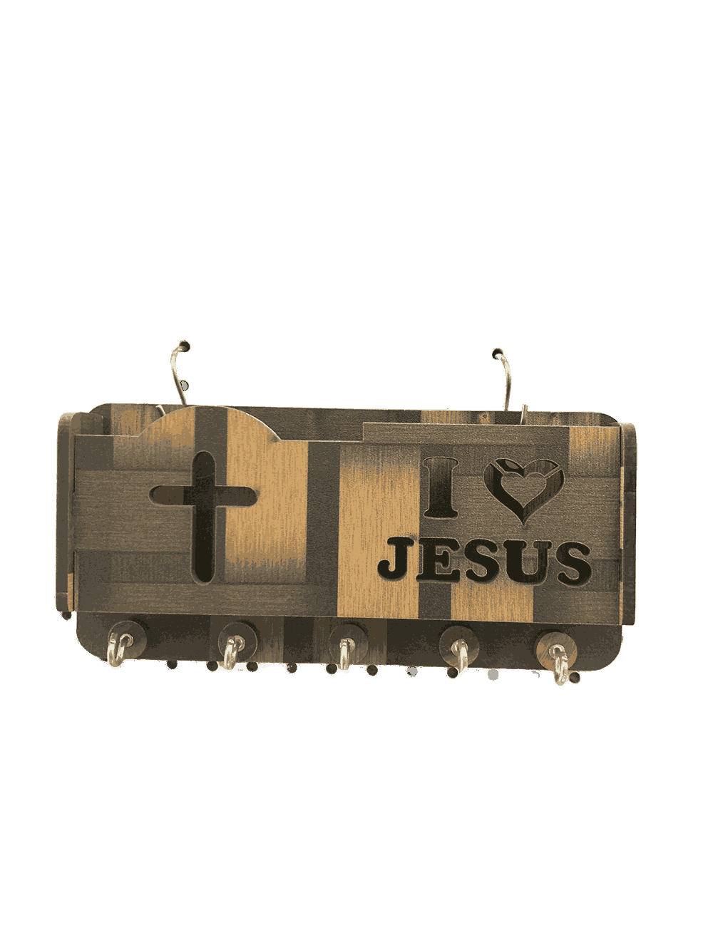 Wooden Key Holder with Bible Verses Big Size - Image 2