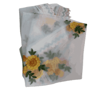 Church Prayer Scarf Embroidery