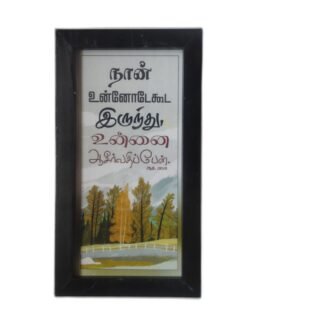 Frame 5 x 9 inches with Bible Verses (Set 2)